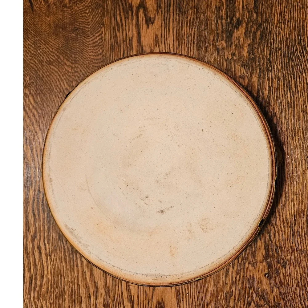Vintage Studio Pottery‎ Chicken Roaster Brown Speckled Glaze 12 Inch